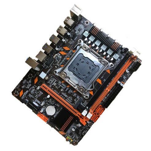 X99 데스크탑 PC 마더 보드 LGA2011-3 DDR3 E5 게임 메인 보드, 19x23CM, 다중, AB