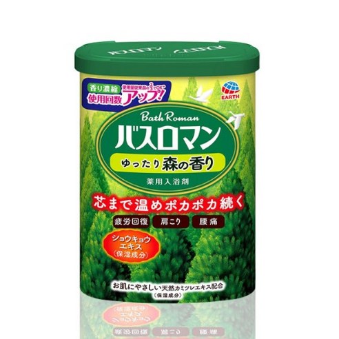 [바스로망] 산림 힐링 아로마 입욕제 / 족욕제 600g 대용량 일본 천연 스파 사우나 마사지 업소용 목욕 반신욕 족욕 바스 바디 솔트, 1개