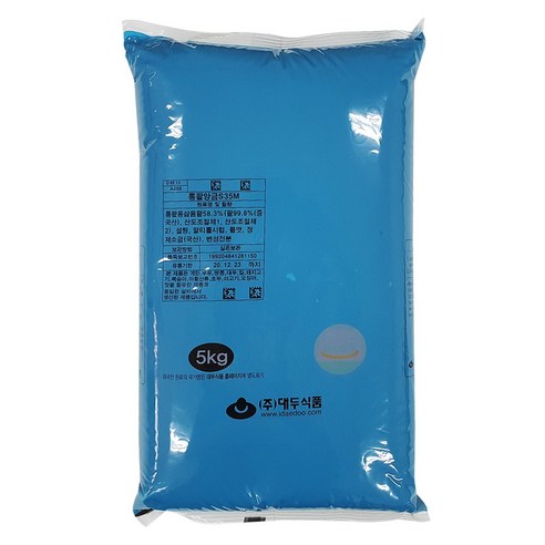 달콤함은 그대로, 건강은 더하다! 대두식품 저당 통팥앙금 5kg으로 즐기는 특별한 베이킹 저당도팥앙금
