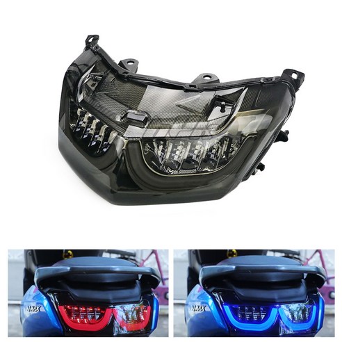 BPK NMAX 15- 20년 테일라이트 NMAX125 뒤 텔등 테일등 리어 램프 튜닝, 1개