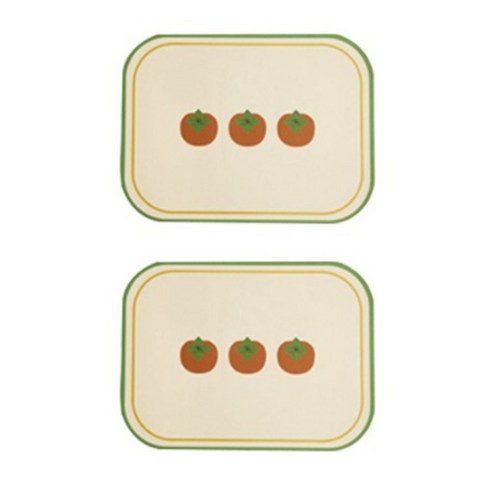 아트베니 식탁매트 2P, 테이블매트 40*30 감 2p