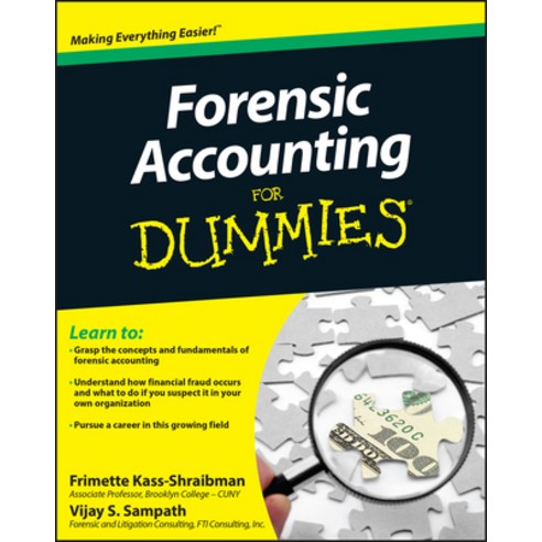 (영문도서) Forensic Accounting For Dummies Paperback, English, 9780470889282