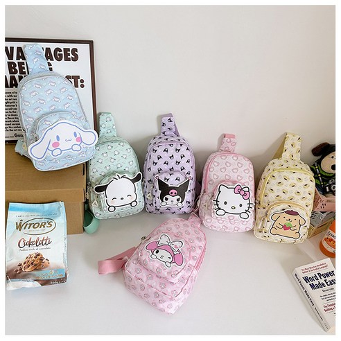 아이들의 행복을 담은 산리오 슬링백