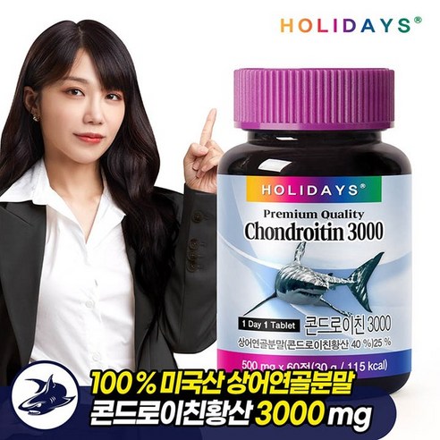 프리미엄 콘드로이친 3000 60정 x 2병 총 4개월