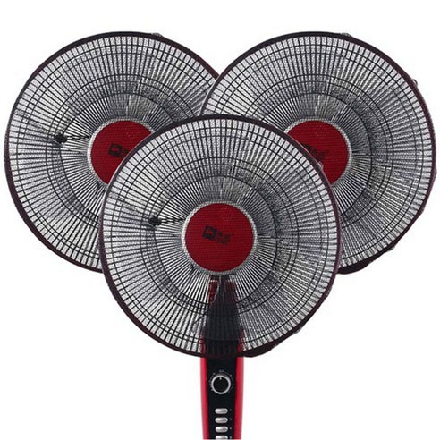 클레어라 스트링 선풍기 안전망 35-40cm, 블랙, 6개
