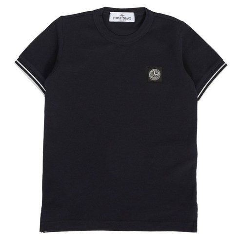 스톤아일랜드반팔 Stone Island [스톤아일랜드키즈] 로고 패치 781620748 V0020 10A12A 키즈 반팔티셔츠 (성인착용가능) Best Top3