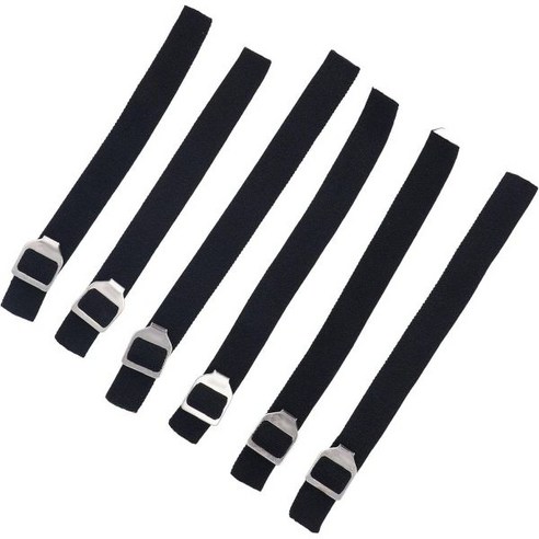 6pcs 포수 다리 보호대 스트랩 통기성 | 내마모성 조절 가능한 야구공 신가드 녹슬지 않는 금속 버클 포함