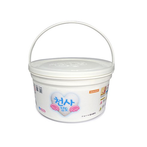 도너랜드 천사점토 350g 벌크 아동용 클레이, 2개, 흰색