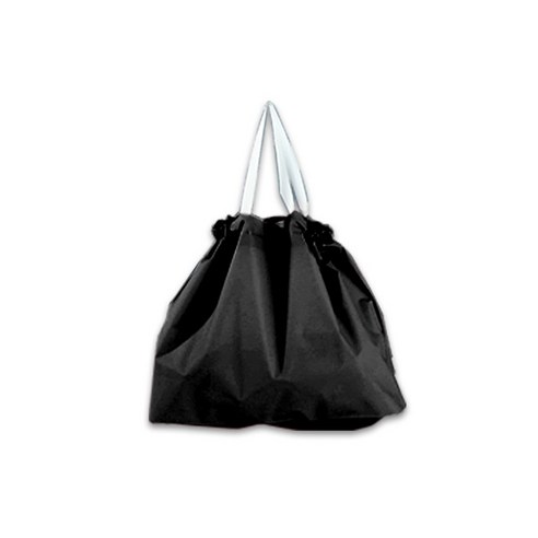 디더스트백 19 버킷숄더백 50장-장바구니 시장가방 에코백, 블랙 2호_35*25cm(50장)