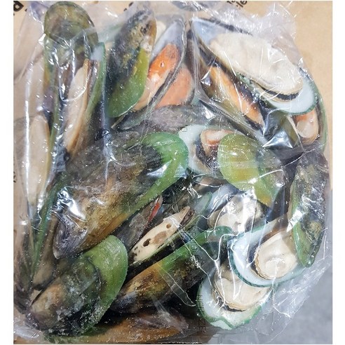 [무료배송]냉동홍합(하프쉘 자숙) 800g/식당/다량/대게/오징어채/무항생제수산물/통영홍가리비, 2개