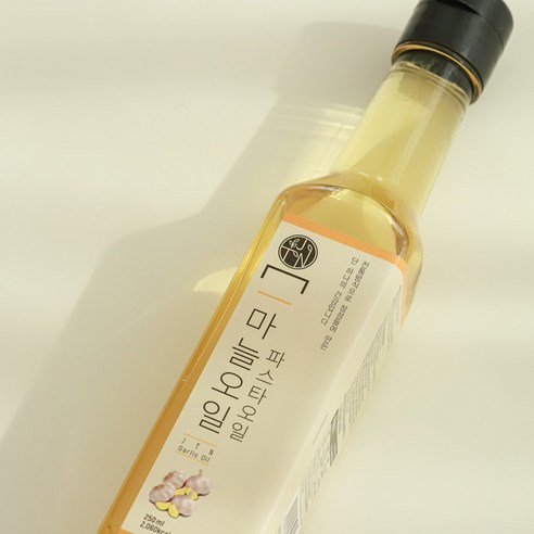 장터엔 마늘기름 국산 마늘오일 250ml, 마늘파스타오일, 유리병, 1개 그로브아보카도오일마늘향 Best Top5