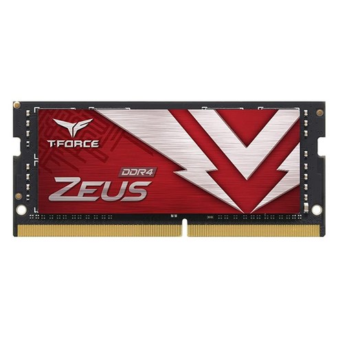 팀그룹 TEAMGROUP T-Force Zeus DDR4 SODIMM 8GB 3.. 정품보장, 32GB (32GBx1) _3200MHz CL 16