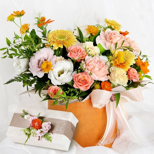 99플라워 (당일꽃배달)나의 비타민(빼빼로 포함) [ST-B472] -빼빼로데이 선물 꽃 상자 생화 생일 축하 꽃배달서비스 당일배송