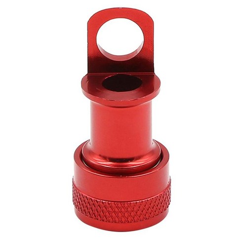 접이식 자전거 빨간색 11.5mm용 초경량 자전거 퀵 릴리스 페달 홀더, 레드, 11.5mm, 알루미늄 합금