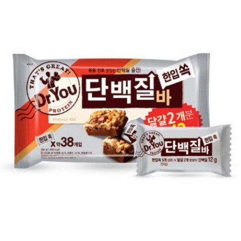 닥터유 단백질바 한입쏙, 445.5g, 4개 닥터유단백질볼 Best Top5