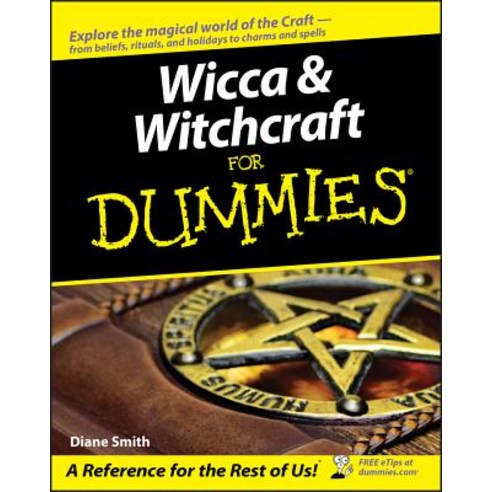 (영문도서) Wicca and Witchcraft for Dummies Paperback, English, 9780764578342