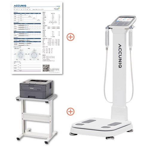 셀바스 자원 ACCUNIQ BC380 아큐닉 헬스케어 체지방 측정기 분석기 신장계, BC380 풀세트(신장계 포함)