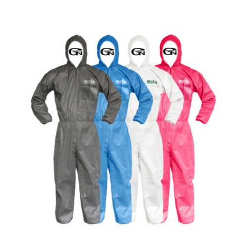 가드맨 PP 원피스 작업복 X 2XL 3XL 작업복 방진복 보호복 주머니보호복, 흰색 2XL 1벌, 1개