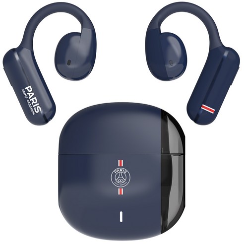 파리생제르망 PSG 귀걸이형 Hi-Fi 오픈 웨어러블 5.3 블루투스 이어폰, 네이비, BLP-OE381