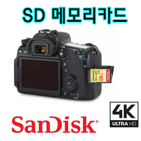 소니 DSC-RX10M3 카메라 호환 128GB SDXC 메모리카드 4K 촬영지원, 샌디스크 Extreme SDXC UHS-1 128GB