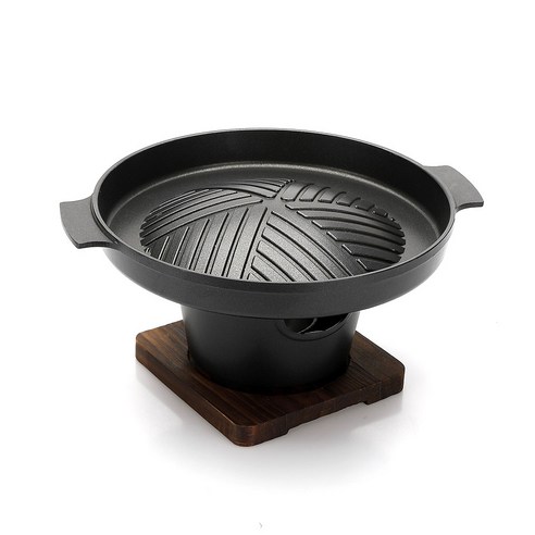 뉴비아 프리미엄 미니화로 NEWVIA-MB1100 더블, 22cm x 22cm x 2.8cm, 1개