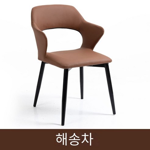 COSYEVNO 솔리드 컴포트 심플 식탁 의자, 바다 소나무 차