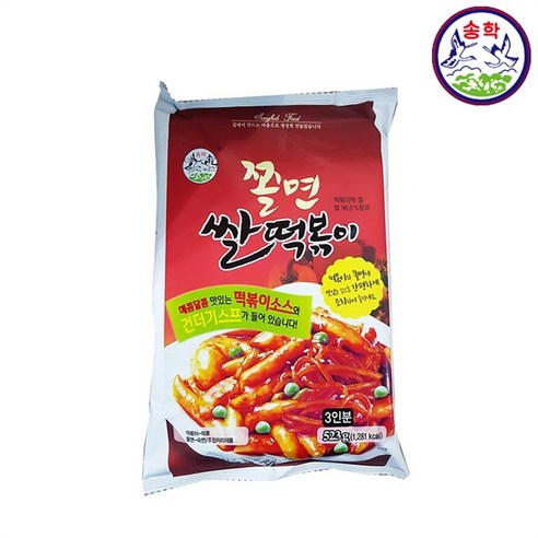 베스트식품 송학식품 쫄면 쌀떡볶이 573g x8개, 8개, 574g