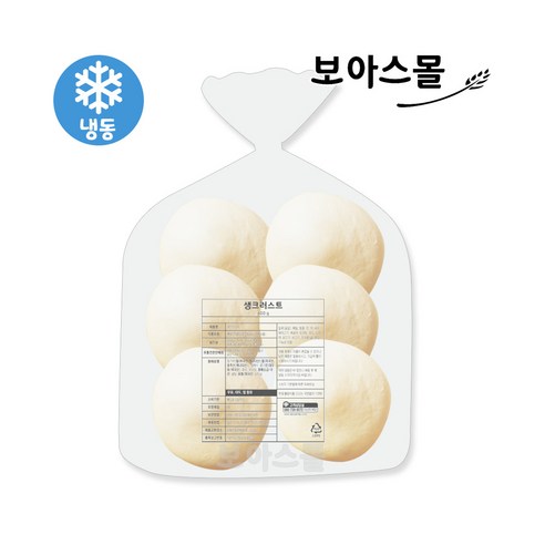삼립 냉동생지 피자도우 (드), 6개, 400g