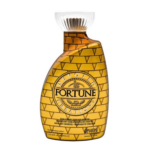 디보티드 크리에이션 포춘 다크 실내 기계 태닝 로션 400ml Devoted Creations Fortune Bronzer Tanning Lotion, 1개