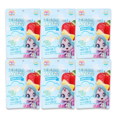 캐치티니핑 초롱핑의 사과칩 3개, 2세트, 15g