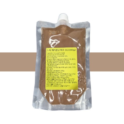 누피 헤이즐넛 스프레드 300g 이탈리아 이쫀쿠 이태리 쫀득 쿠키, 1개, 300g