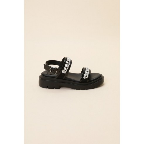 슈콤마보니 샌들/슬리퍼 DG2AM24026BLK Jewelry sandal(black)