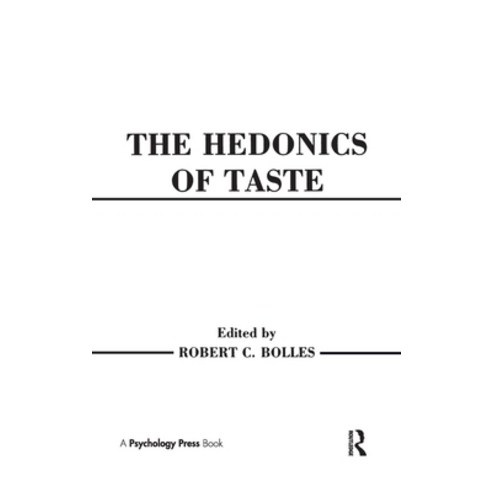 (영문도서) Hedonics of Taste Hardcover, Psychology Press, English, 9780805803662