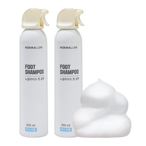 노멀라이프 풋 샴푸 머스크향, 1개입, 2개, 300ml