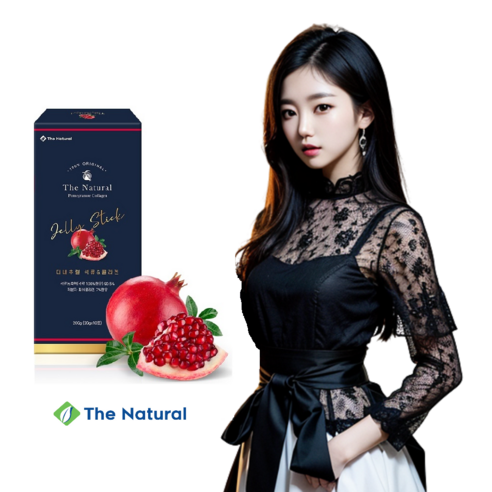 더내추럴 석류콜라겐 젤리스틱 20g 콜라겐/히알루론산