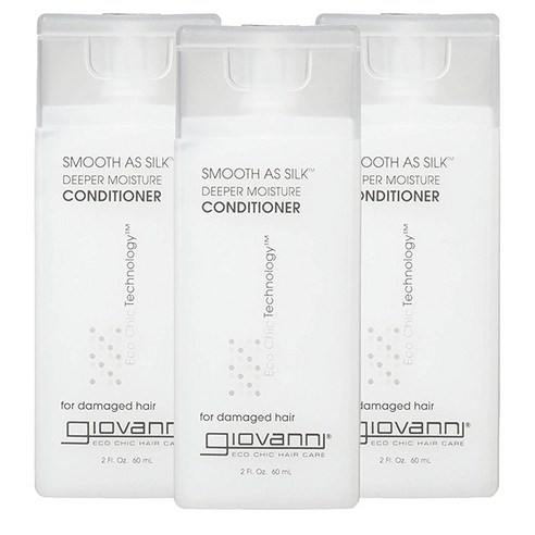 지오바니 스무스 애즈 실크 디퍼 모이스처 컨디셔너, 60ml, 3개