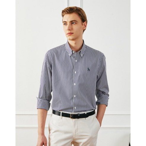 헤지스 남성용 런던 스트라이프 셔츠