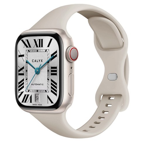 고급스럽게 즐기는 Apple Watch 스타일링: 캘릭스 슬림 실리콘 스포츠 스트랩