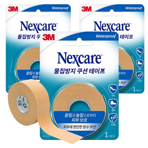 3M 넥스케어 물집방지쿠션 테이프, 18개