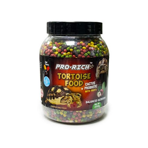 프로리치 육지거북이 파충류 사료 선인장 과일 기반, 350g, 1개
