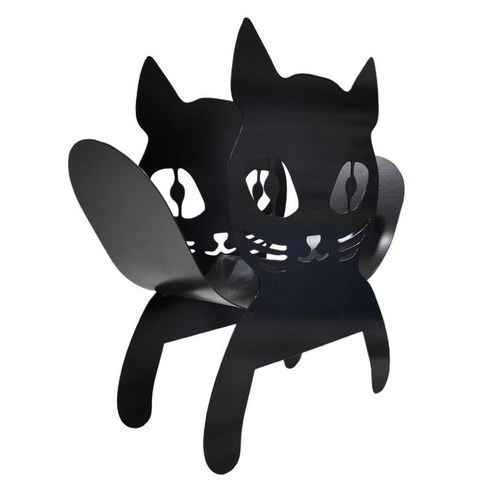 만화 동물 머리 화장실 롤 홀더 욕실 티슈 페이퍼 스토리지 랙 스탠드 프리 스탠딩, 고양이, {"사이즈":"360x260x100mm"}, {"수건소재":"철"}