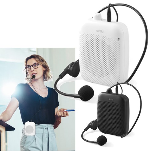 엑토 헤드마이크 블루투스 앰프, MIC-27, 화이트, MIC-27화이트