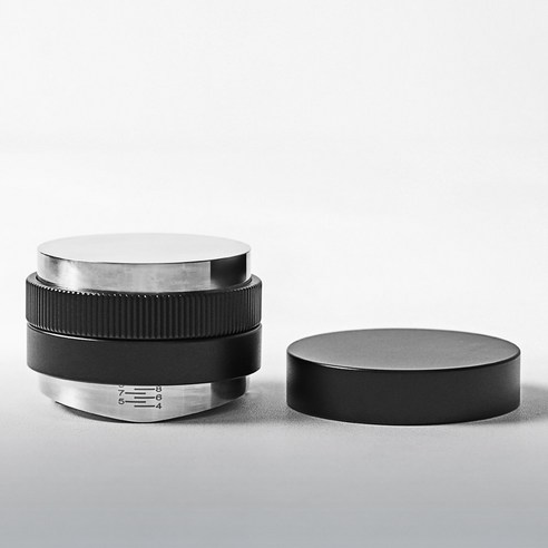 칼딘 크레마 듀얼 플랫 V형 디스트리뷰터 레벨링 툴 커피 탬퍼 51mm, 듀얼 플랫 V형 디스트리뷰터 53mm