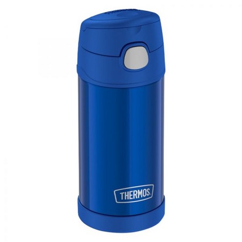 푸고 써모스 펀테이너 빨대컵 355ml, 블루, 1개