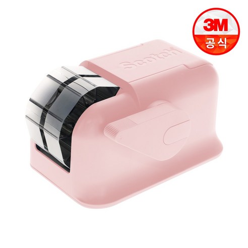스카치 컴팩트 원터치 디스펜서, 피치핑크, 3개