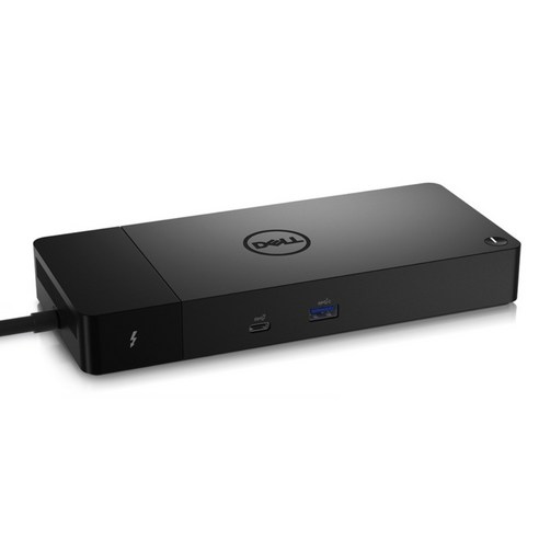 DELL 멀티허브 도킹스테이션 wd22tb4 소형 노트북, 블랙