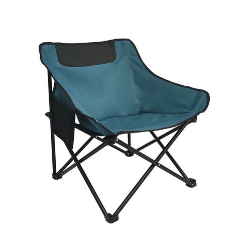 케빈 야외 접의자 낚시 캠핑 휴대용입니다, 1 건, 원호 의자 파란색