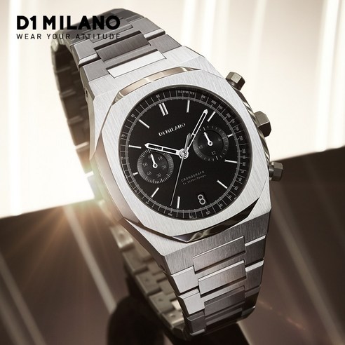 디원밀라노 D1 MILANO CHBJ08 크로노그래프 41.5mm 남성메탈시계 백화점AS