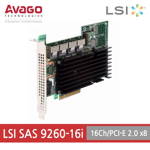 LSI SAS 9260-16i/16Ch/PCI-E 2.0 x8/RAID 카드