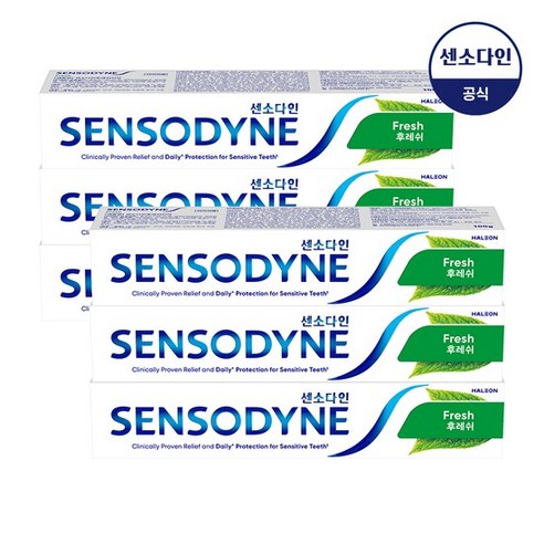 센소다인 센소다인 후레쉬 치약 100g x6개, 단일옵션